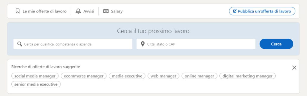 cosa è Linkedin - ricerca lavoro